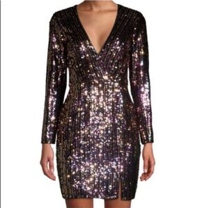Aidan Mattox Sequin Dress